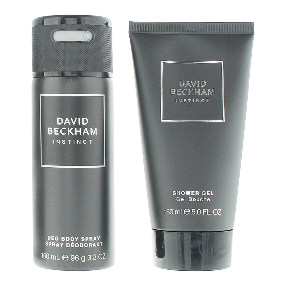 David Beckham Instinct 2 Piece Gift Set: Shower Gel 150ml - Deodorant Spray 150m - Product