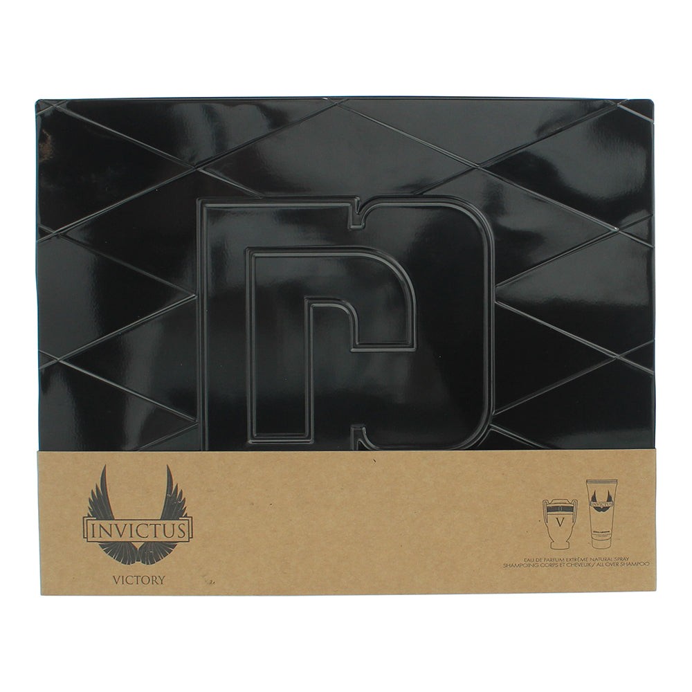 Paco Rabanne Invictus Victory Extreme 2 Piece Gift Set: Eau de Parfum 50ml - Sho - Box