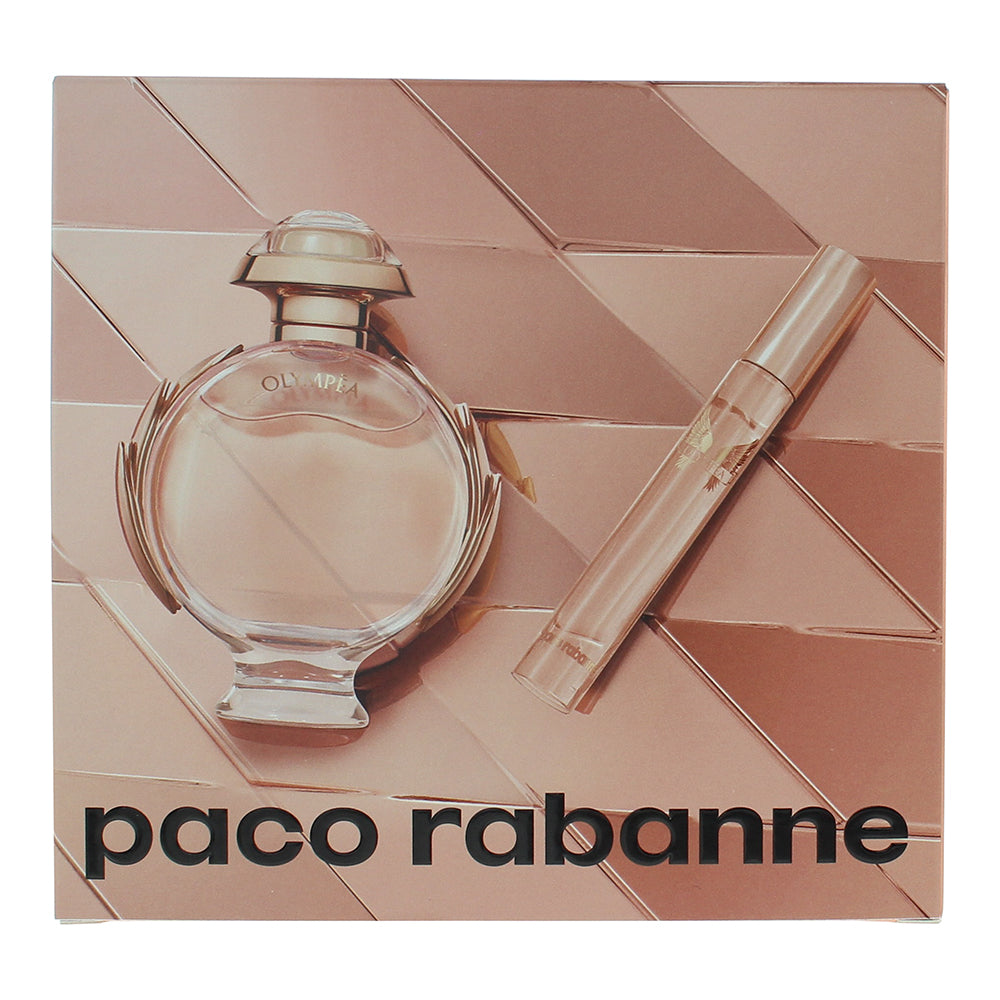 Paco Rabanne Olympéa 2 Piece Gift Set: Eau de Parfum 50ml - Eau de Parfum 10ml - Box