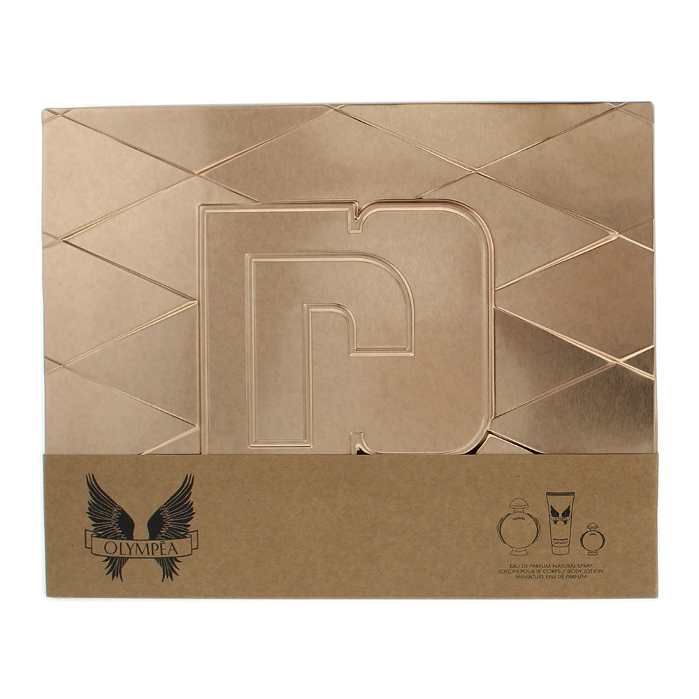 Paco Rabanne Olympéa 3 Piece Gift Set: Eau de Parfum 50ml - Eau de Parfum 6ml -  - Box
