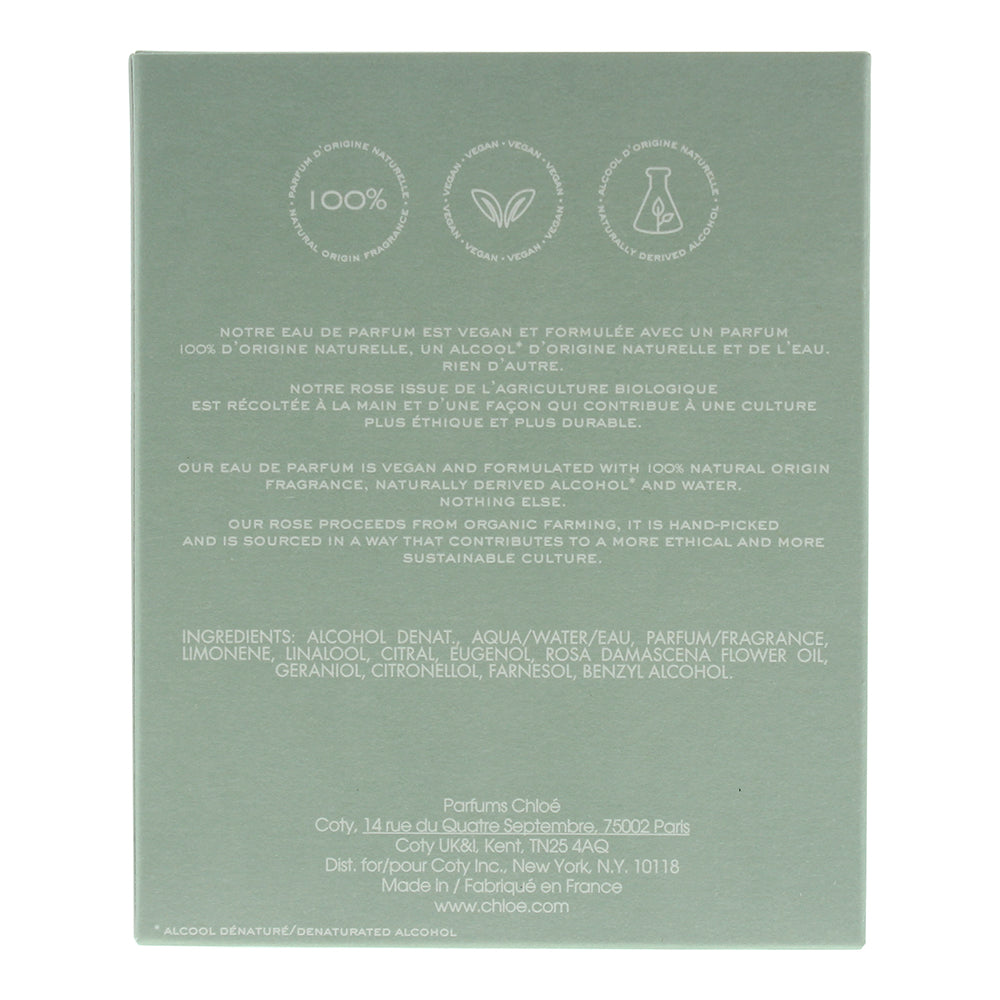 Chloé Naturelle Eau de Parfum 100ml - Ingredients