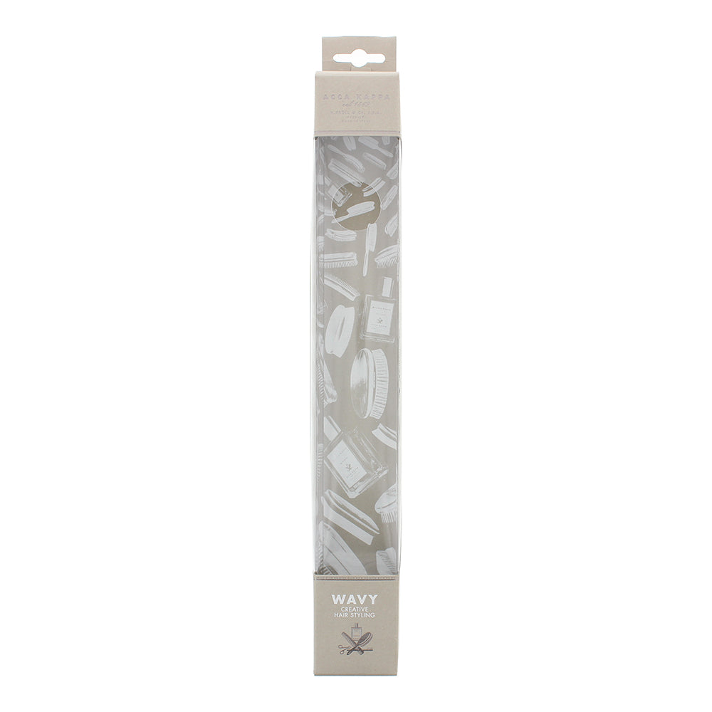 Acca Kappa Wavy Cone-Shaped Gray Hair Brush