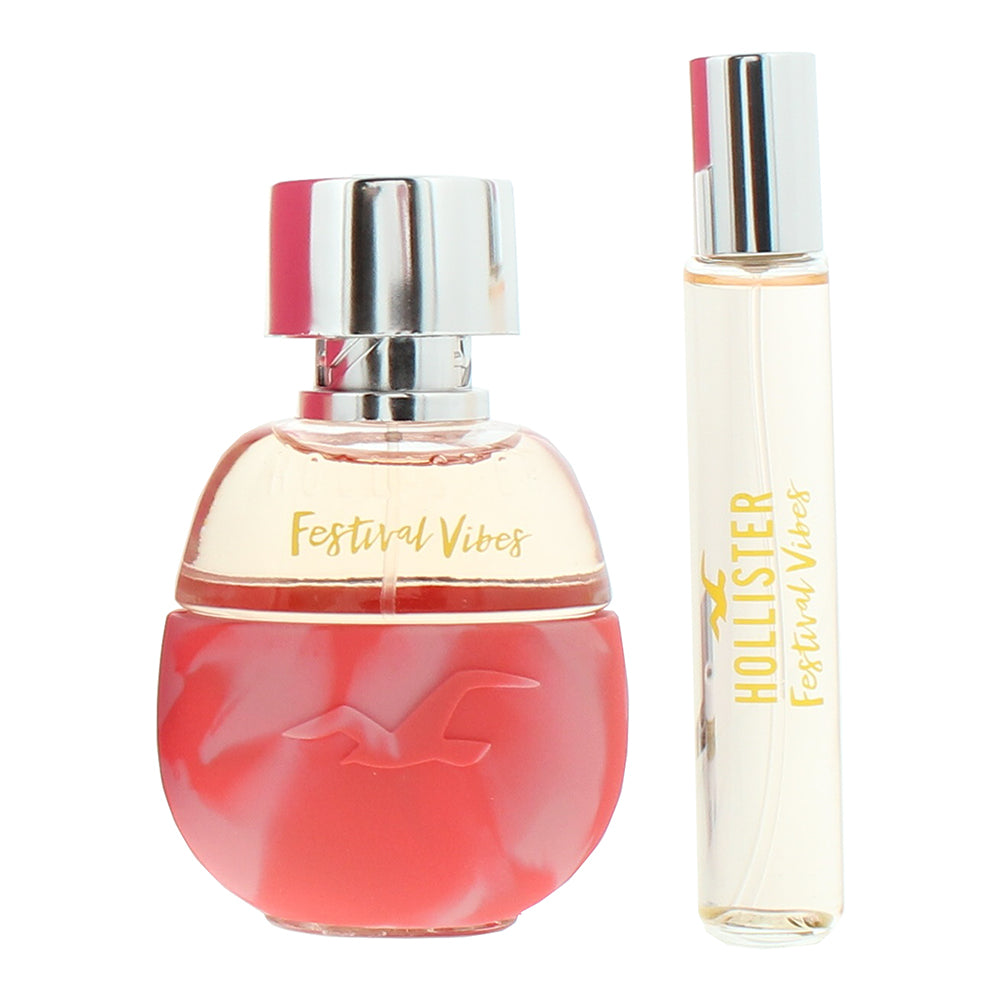 Hollister Festival Vibes 2 Piece Gift Set: Eau de Parfum 50ml - Eau de Parfum 15 - Product