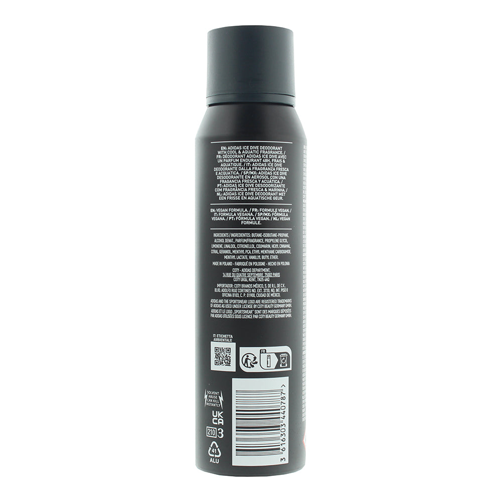 Adidas Ice Dive Deodorant Spray 150ml
