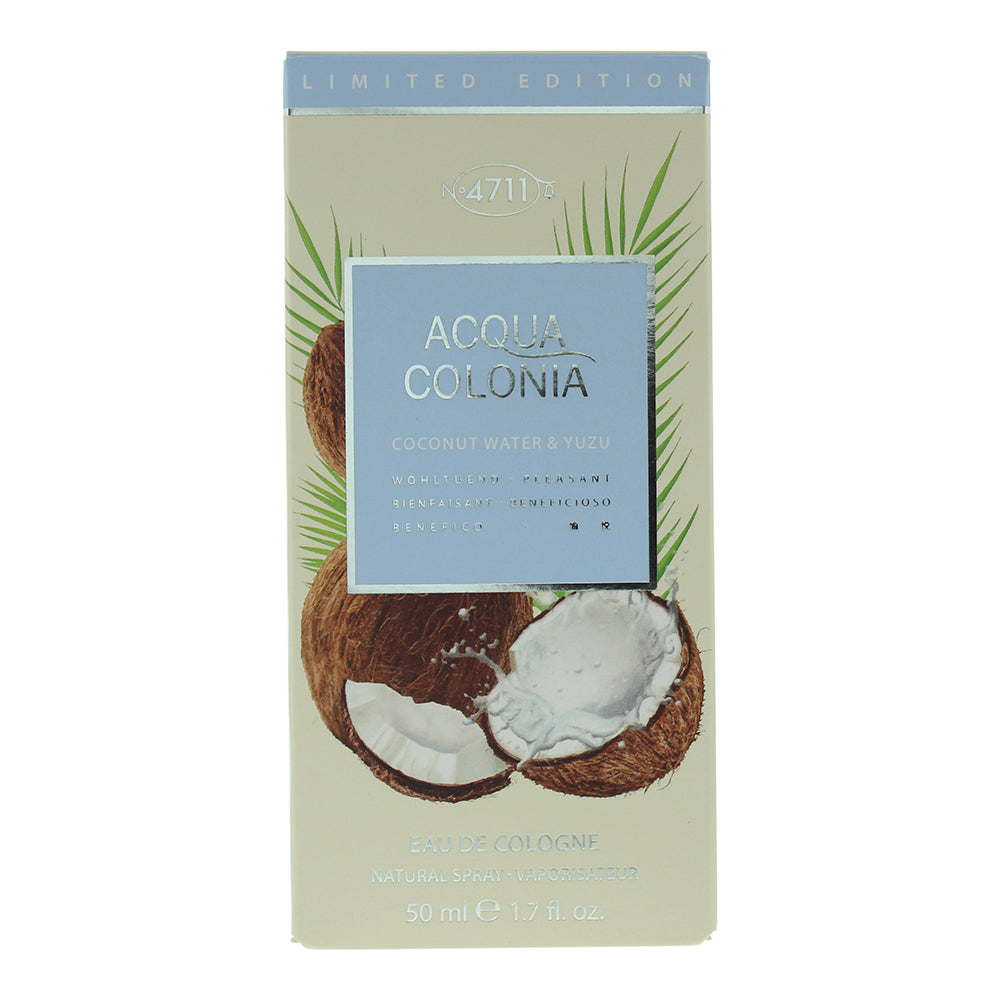 4711 Acqua Colonia Coconut & Yuzu Eau de Cologne 50ml - Box