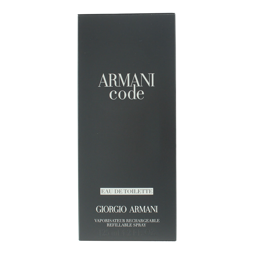 Giorgio Armani Code Pour Homme Refillable Eau de Toilette 125ml - Box