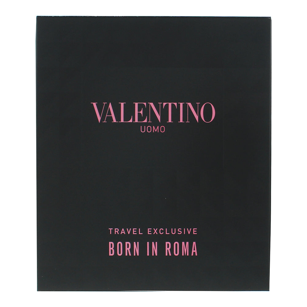 Valentino Born In Roma Uomo 2 Piece Gift Set: Eau de Toilette 100ml - Eau de Toi - Box