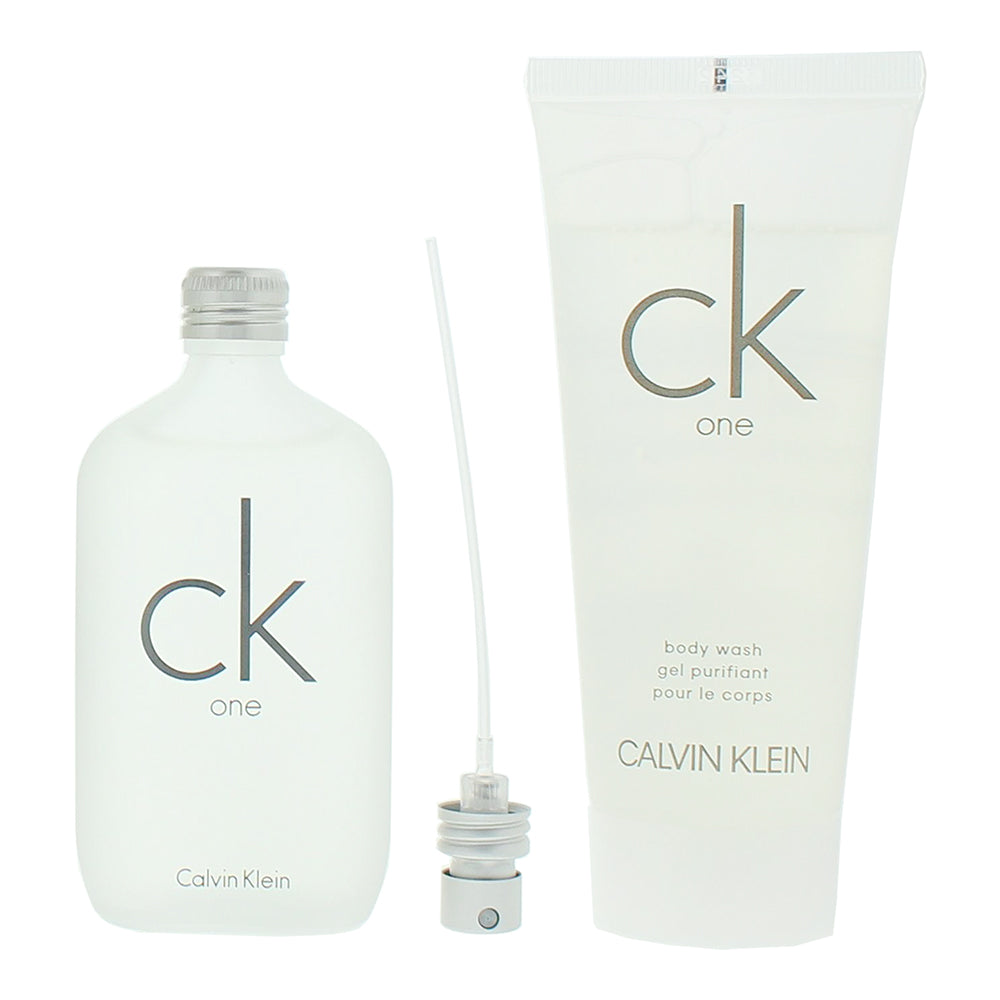 Calvin Klein Ck One 2 Piece Gift Set: Eau de Toilette 50ml - Shower Gel 100ml - Product