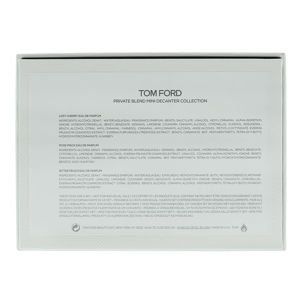 Tom Ford Private Blend 3 Piece Gift Set: Eau de Parfum 3 x 12ml