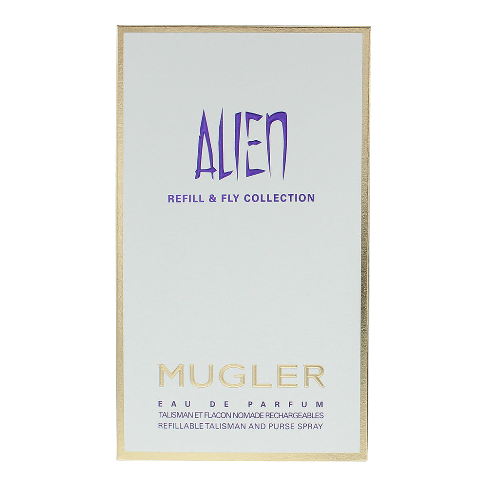 Mugler Alien 2 Piece Gift Set: Eau de Parfum 90ml - Eau de Parfum 10ml - Box