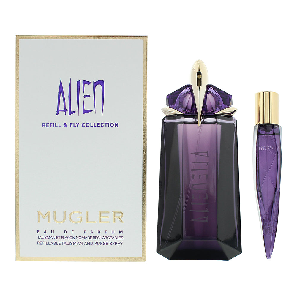 Mugler Alien 2 Piece Gift Set: Eau de Parfum 90ml - Eau de Parfum 10ml