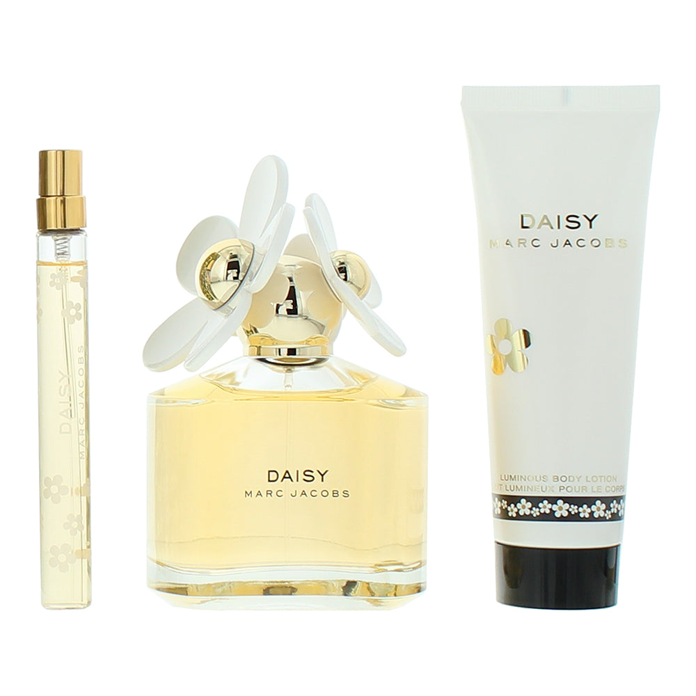 Marc Jacobs Daisy 3 Piece Gift Set: Eau de Toilette 100ml - Body Lotion 75ml - E - Product