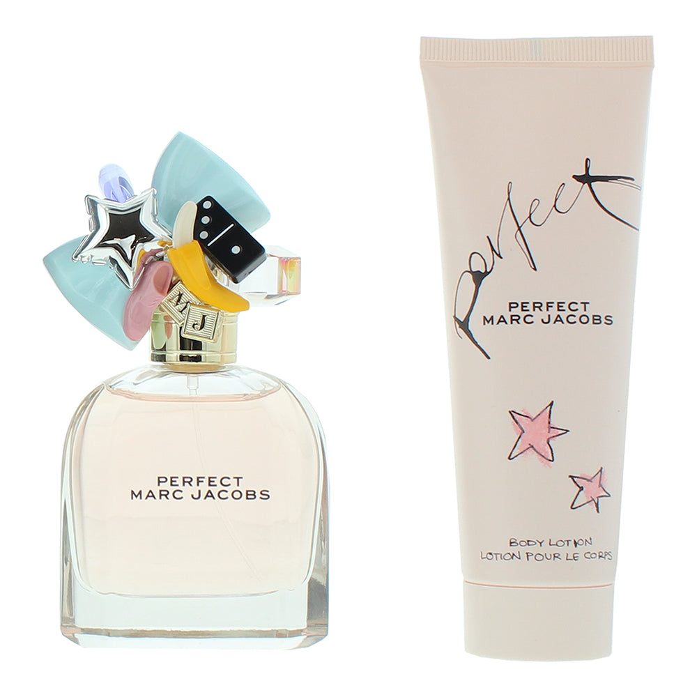 Marc Jacobs Perfect 2 Piece Gift Set: Eau de Parfum 50ml - Body Lotion 75ml - Product