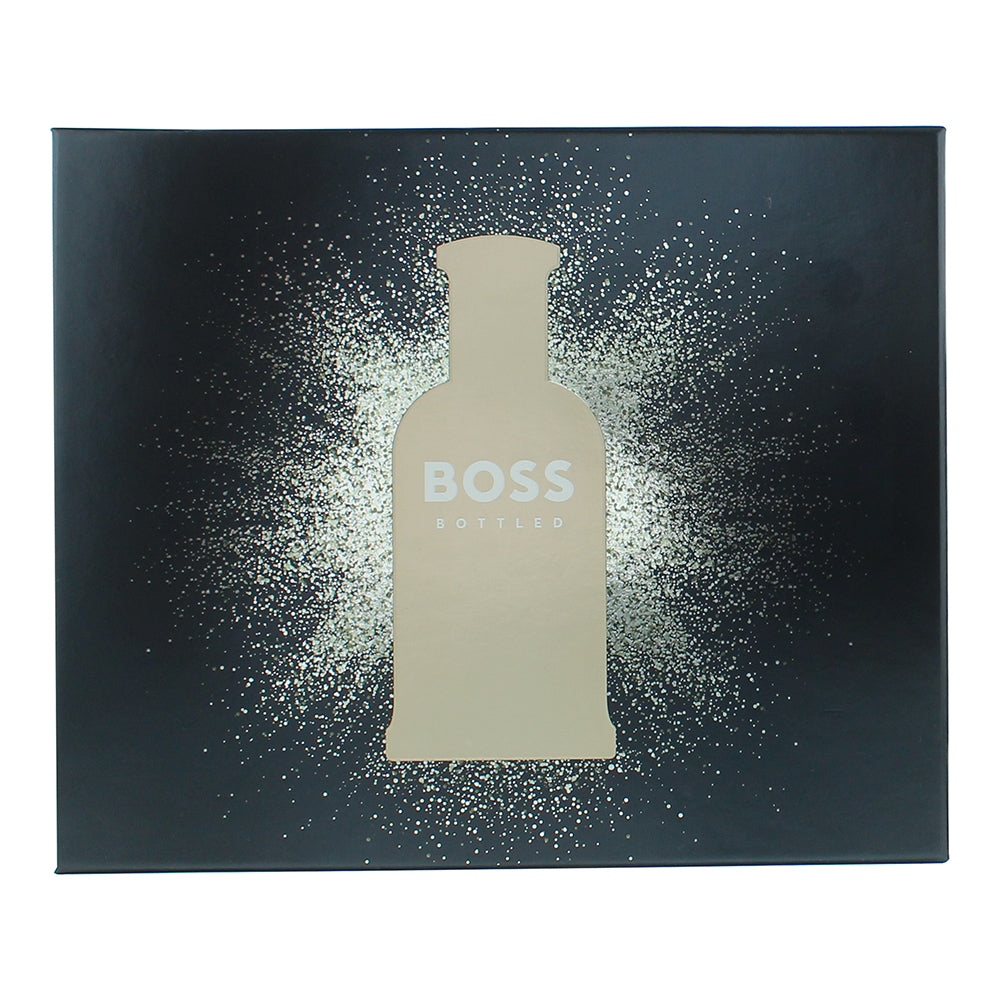 Hugo Boss Bottled 3 Piece Gift Set: Eau de Toilette 100ml - Shower Gel 100ml - D - Box