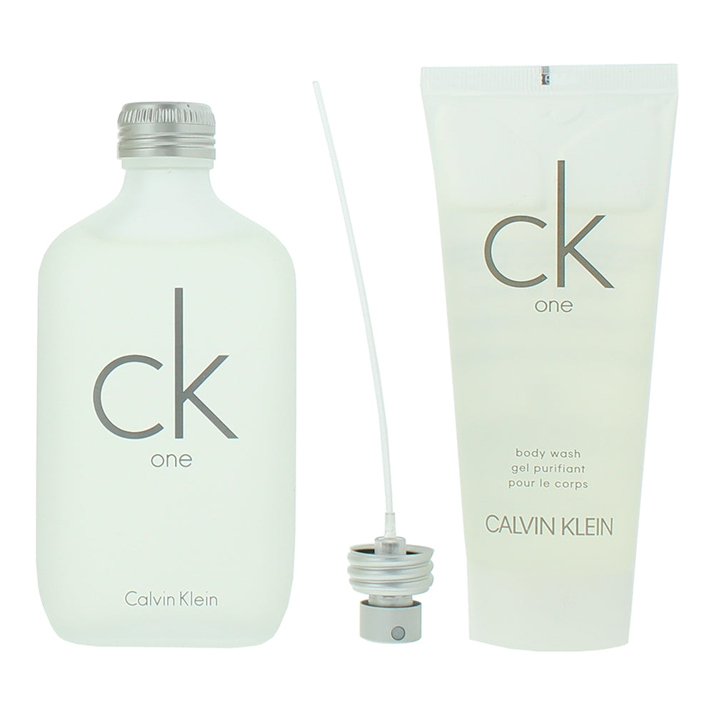 Calvin Klein Ck One 2 Piece Gift Set: Eau de Toilette 100ml - Shower Gel 100ml - Product