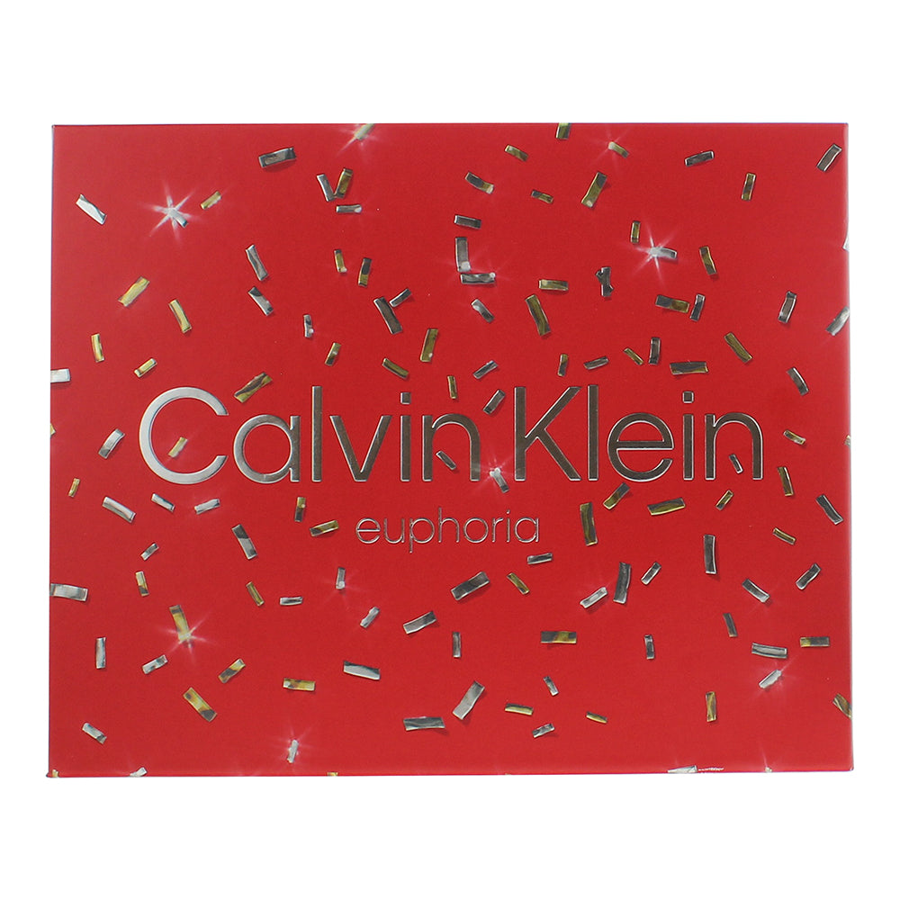 Calvin Klein Euphoria 2 Piece Gift Set: Eau de Parfum 100ml - Body Lotion 100ml - Box