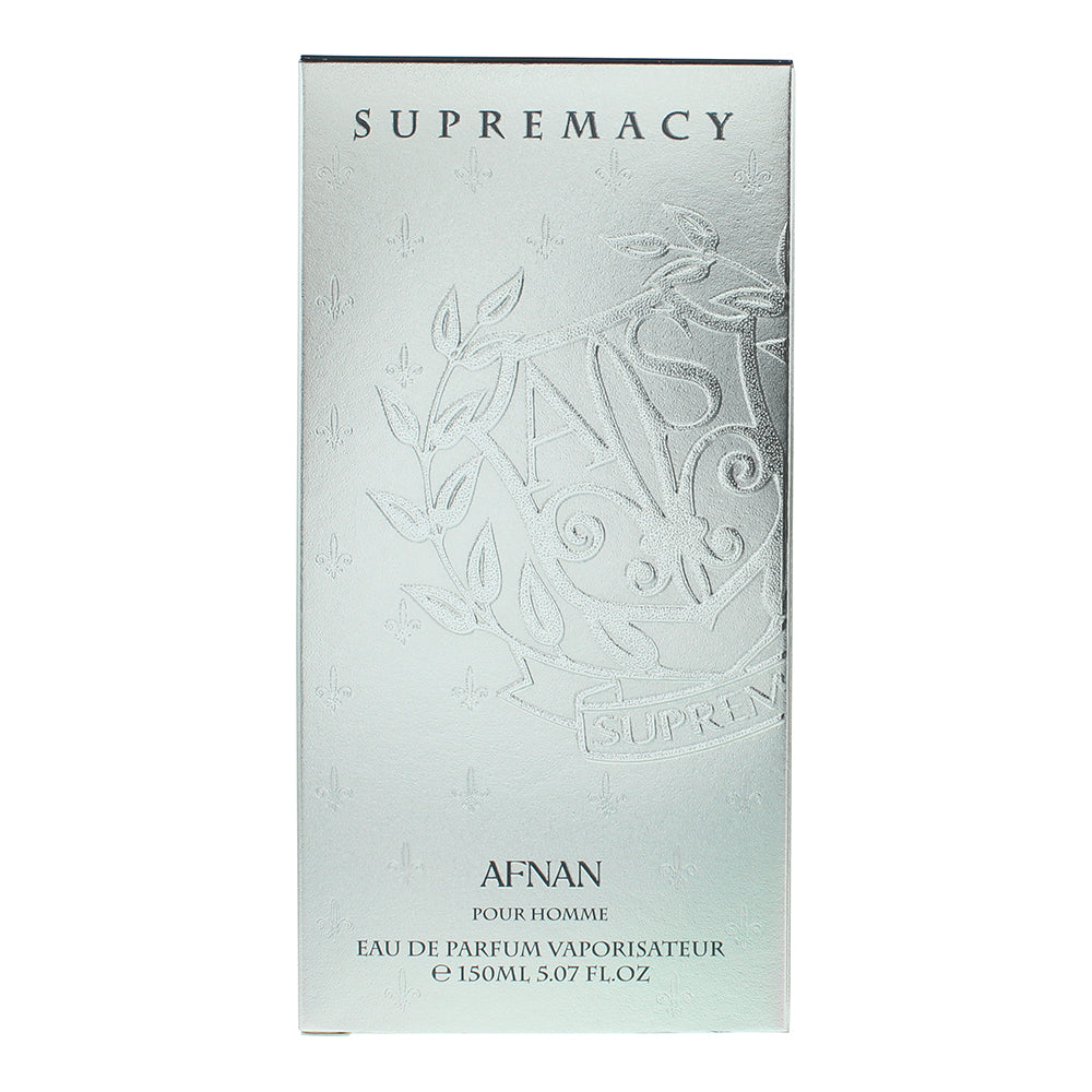 Afnan Supremacy Silver Pour Homme Eau de Parfum 150ml - Box
