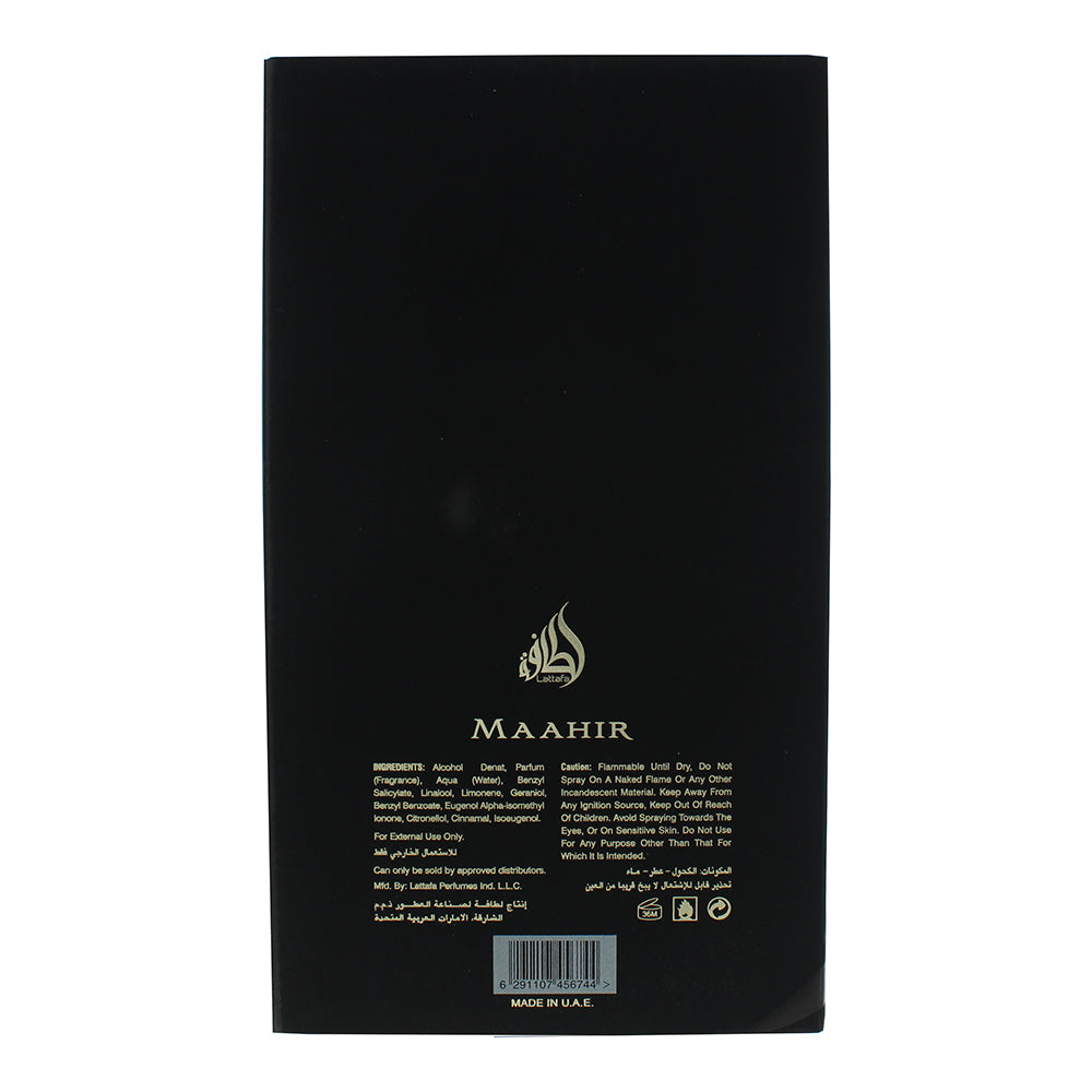 Lattafa Maahir Eau de Parfum 100ml