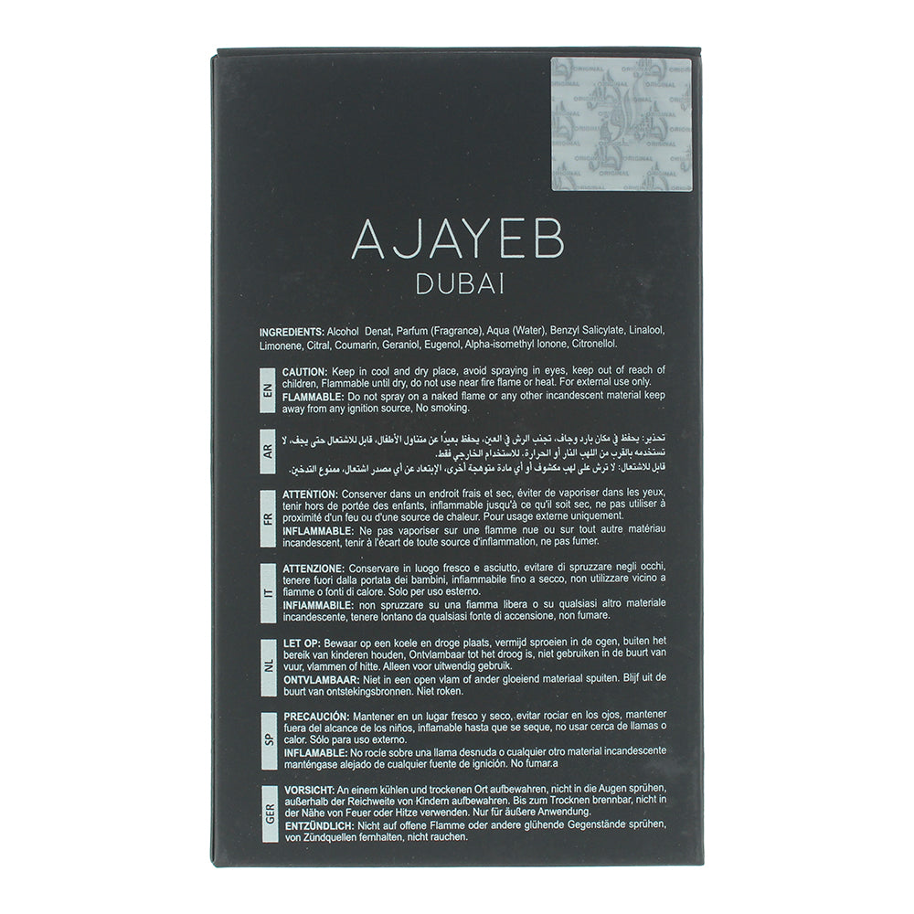 Lattafa Ajayeb Dubai Eau de Parfum 100ml