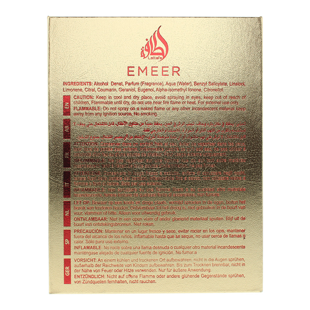 Lattafa Emeer Eau de Parfum 100ml