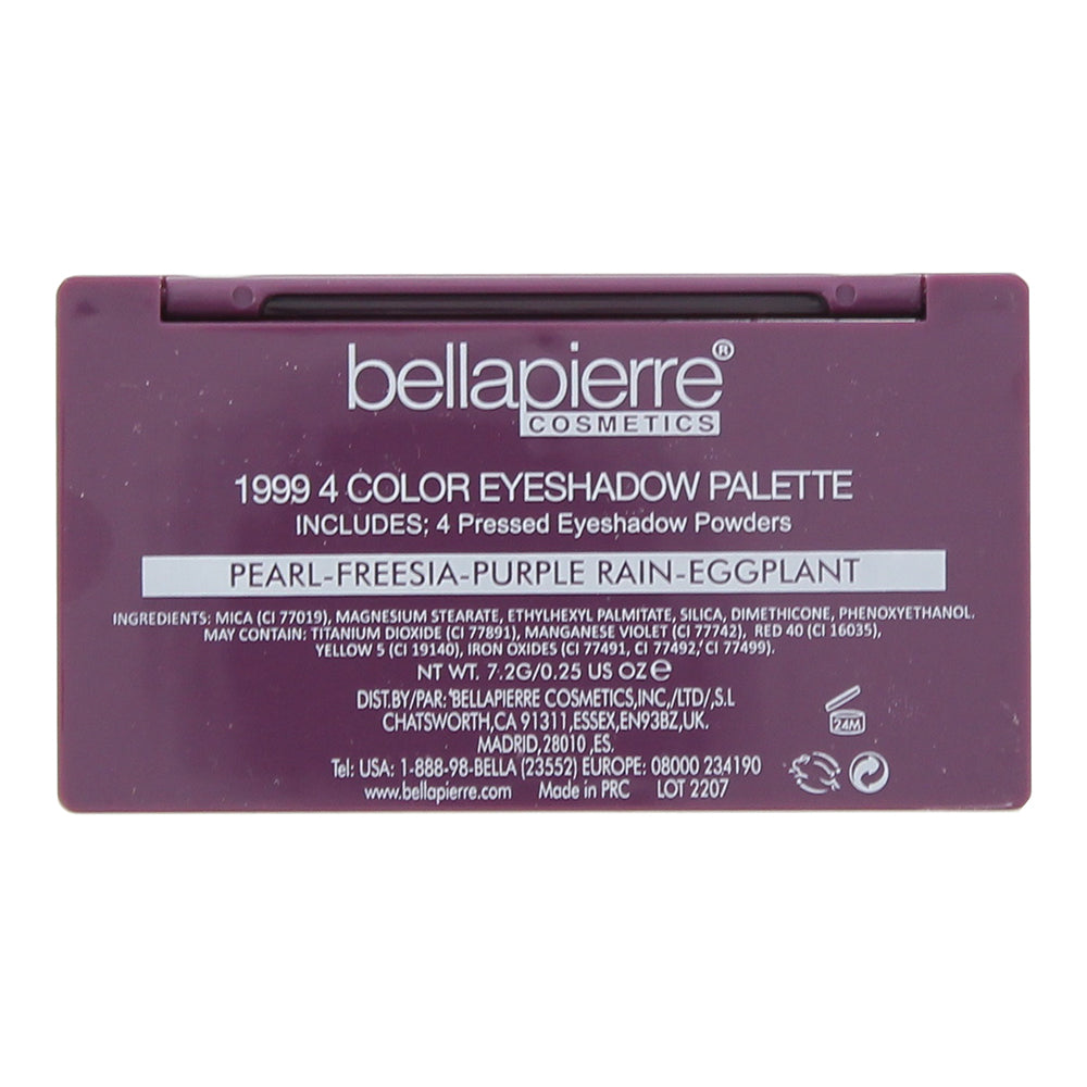 Bellapierre Cosmetics 1999 4 Color Eye Shadow Palette 15g