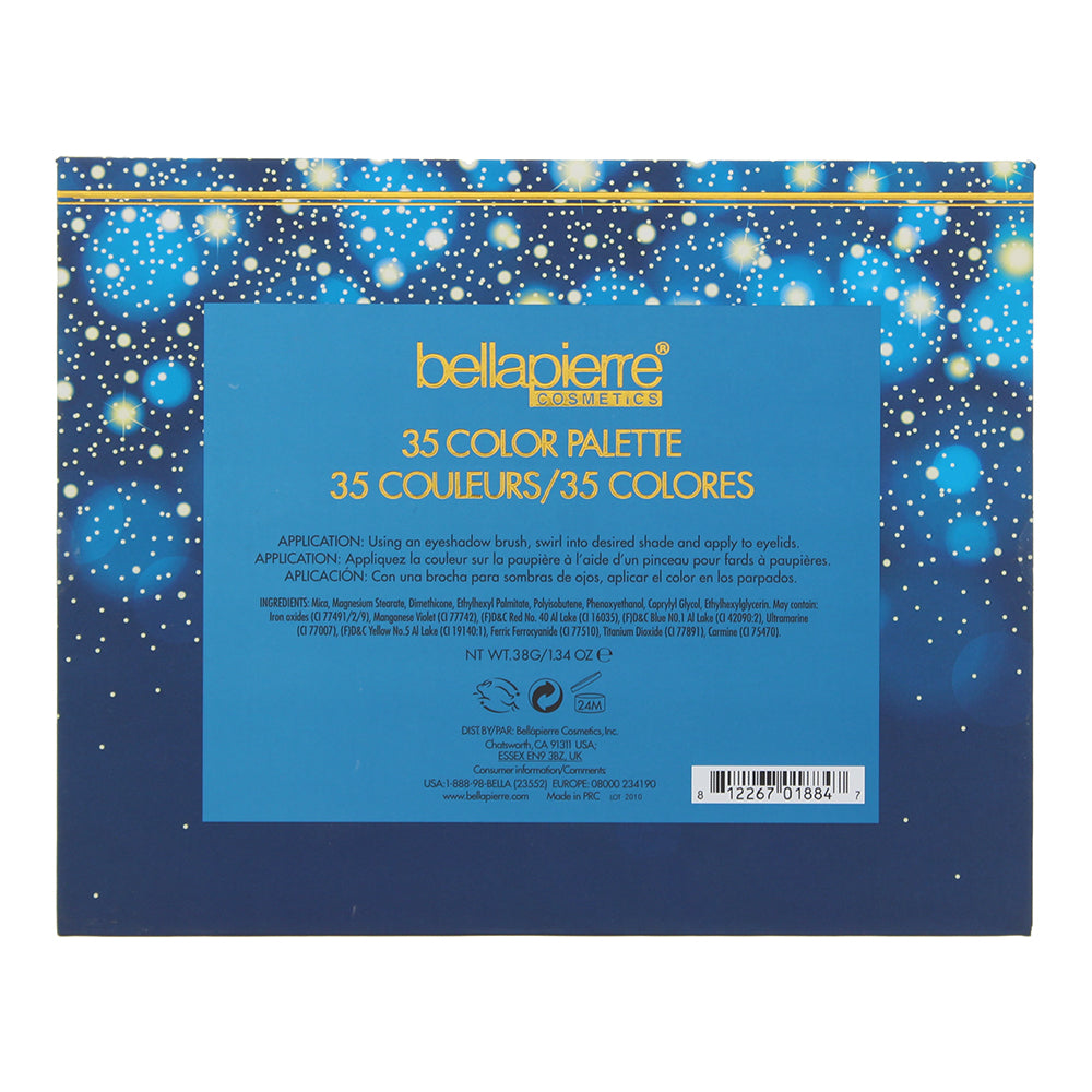 Bellapierre Cosmetics All Star 35 Colors Eye Shadow Palette 38g