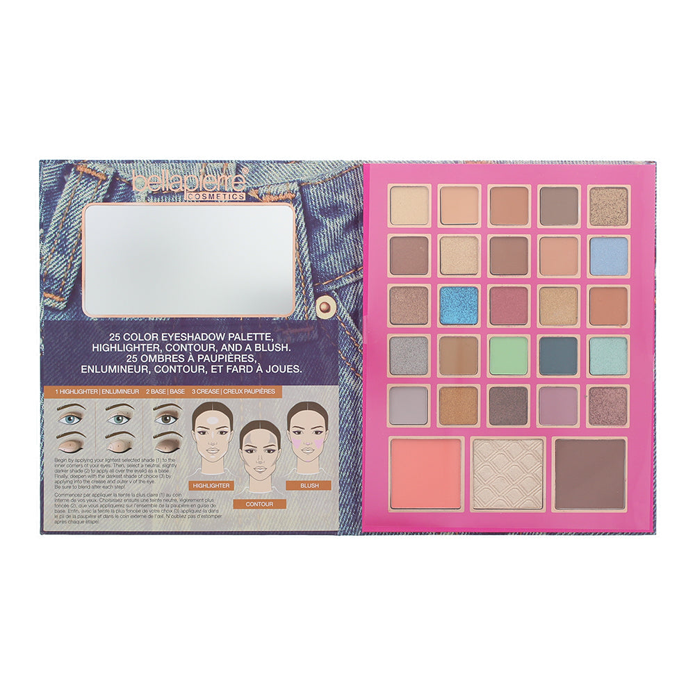 Bellapierre Cosmetics 90'S Glam Face And Eye Palette 42.5g - Product