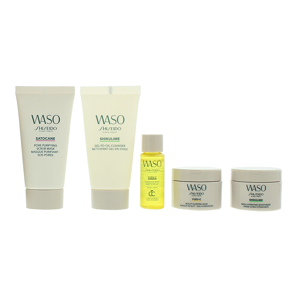Shiseido My Waso Essentials 5 Piece Gift Set: Moisturiser 15ml - Cleanser 30ml - - Product