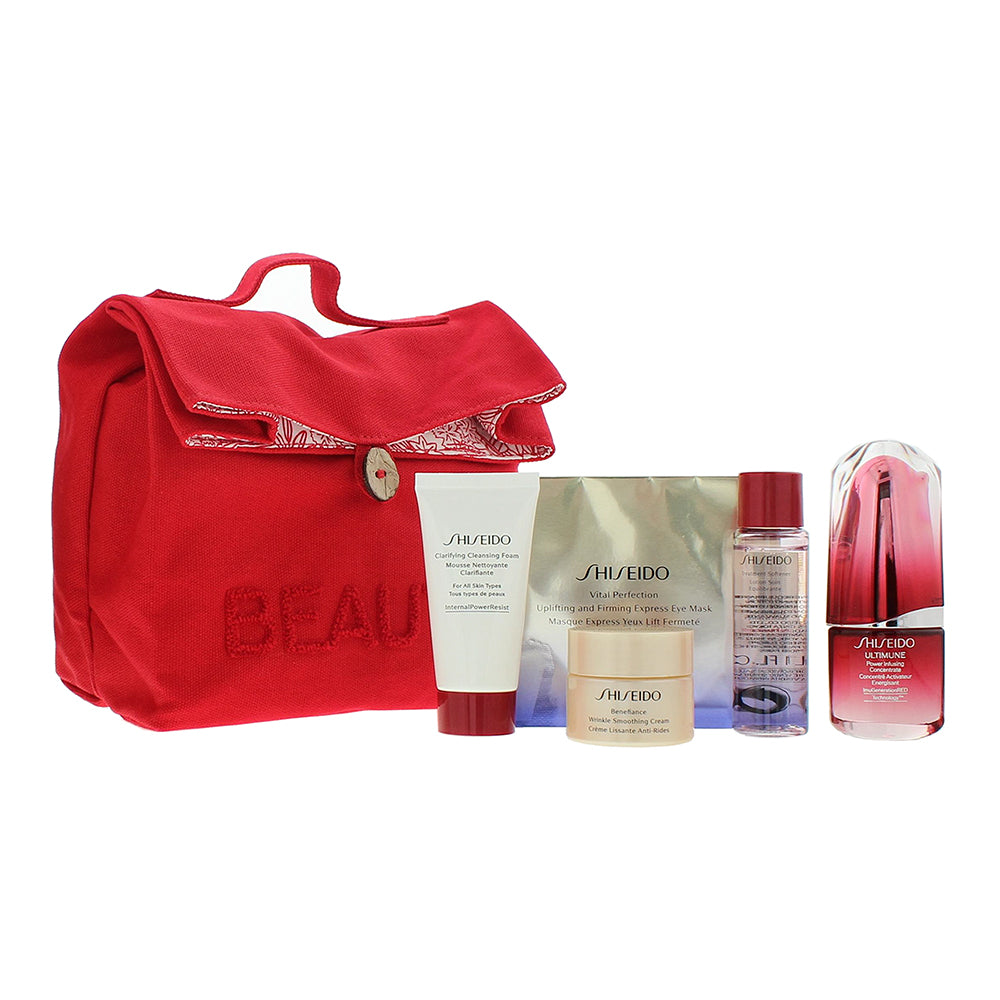 Shiseido Discovery 5 Piece Gift Set: Cleanser 30ml - Treatment 30ml - Concentrat - Product