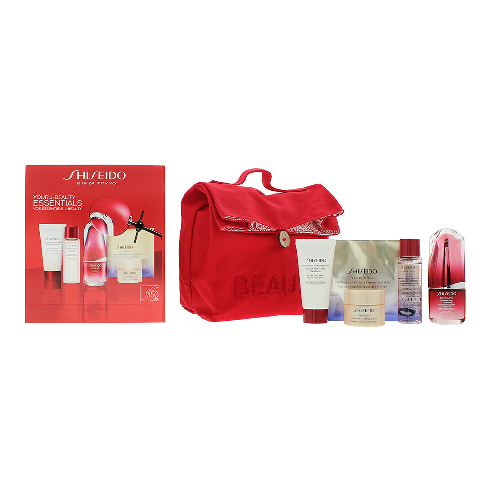 Shiseido Discovery 5 Piece Gift Set: Cleanser 30ml - Treatment 30ml - Concentrat