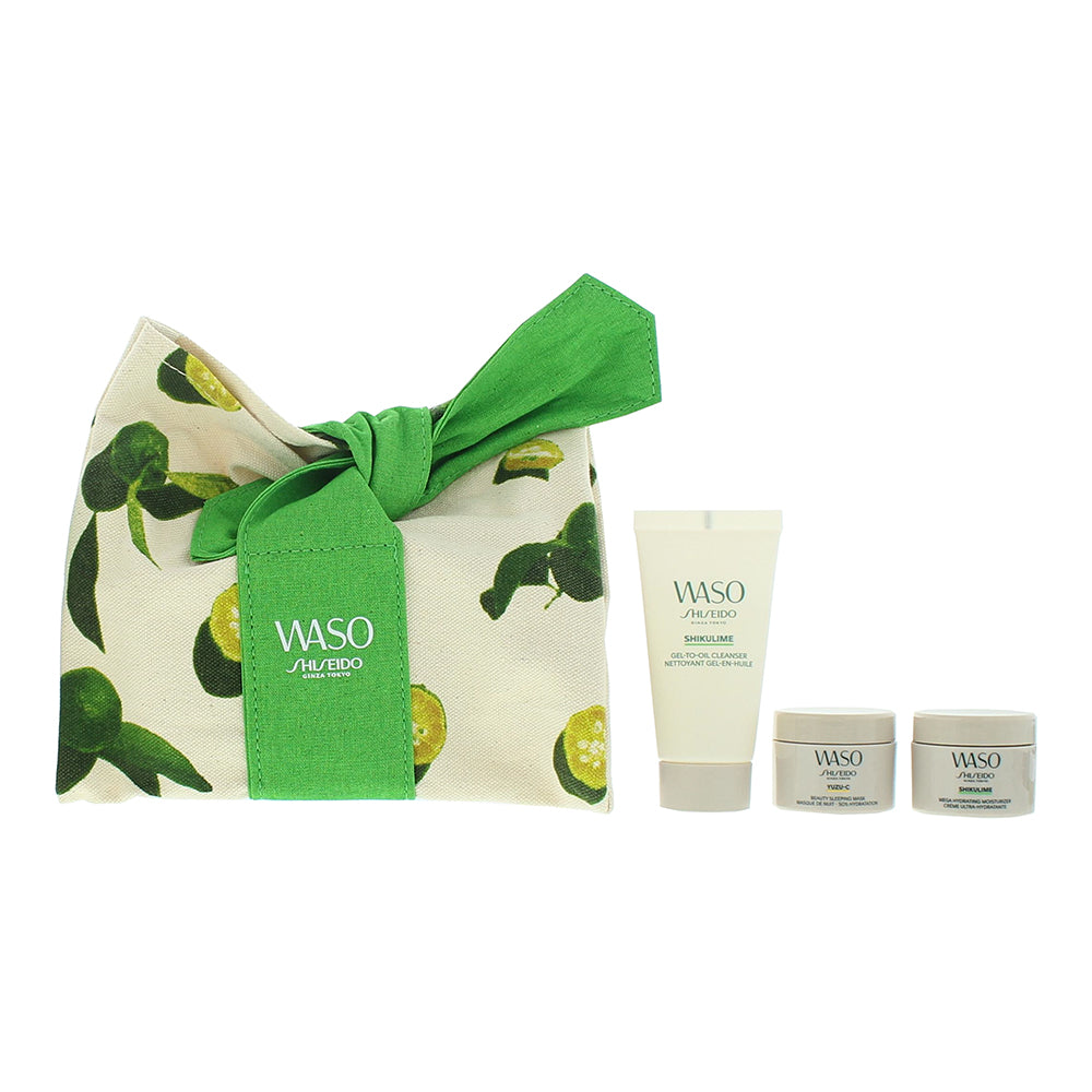 Shiseido Sos Moisture Charge 3 Piece Gift Set: Cleanser 30ml - Moisturiser 15ml  - Product