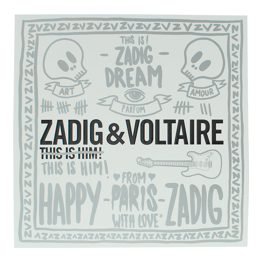 Zadig & Voltaire This Is Him! 2 Piece Gift Set: Eau de Toilette 50ml - Shower Ge - Box