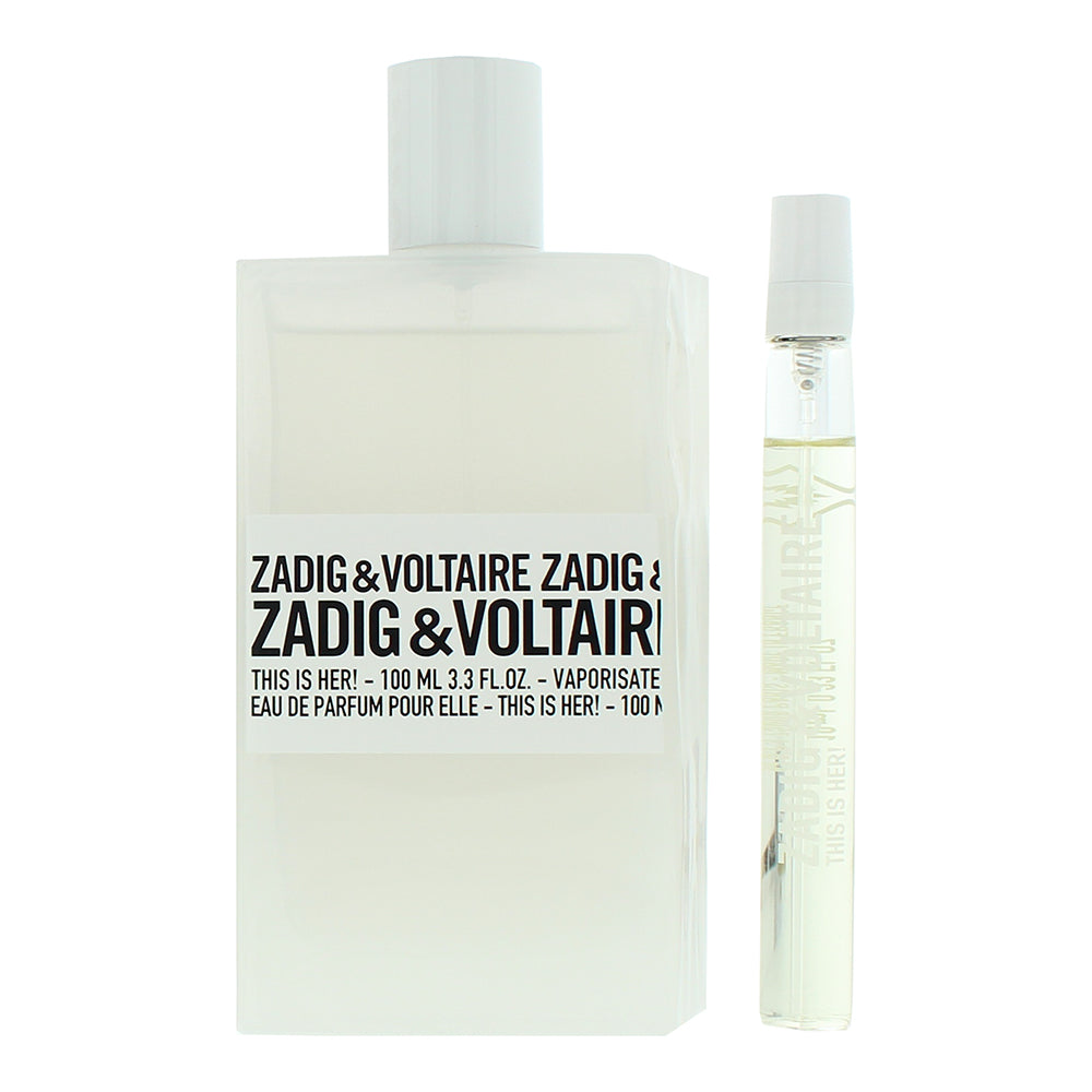 Zadig & Voltaire This Is Her! 2 Piece Gift Set: Eau de Parfum 100ml - Eau de Par - Product