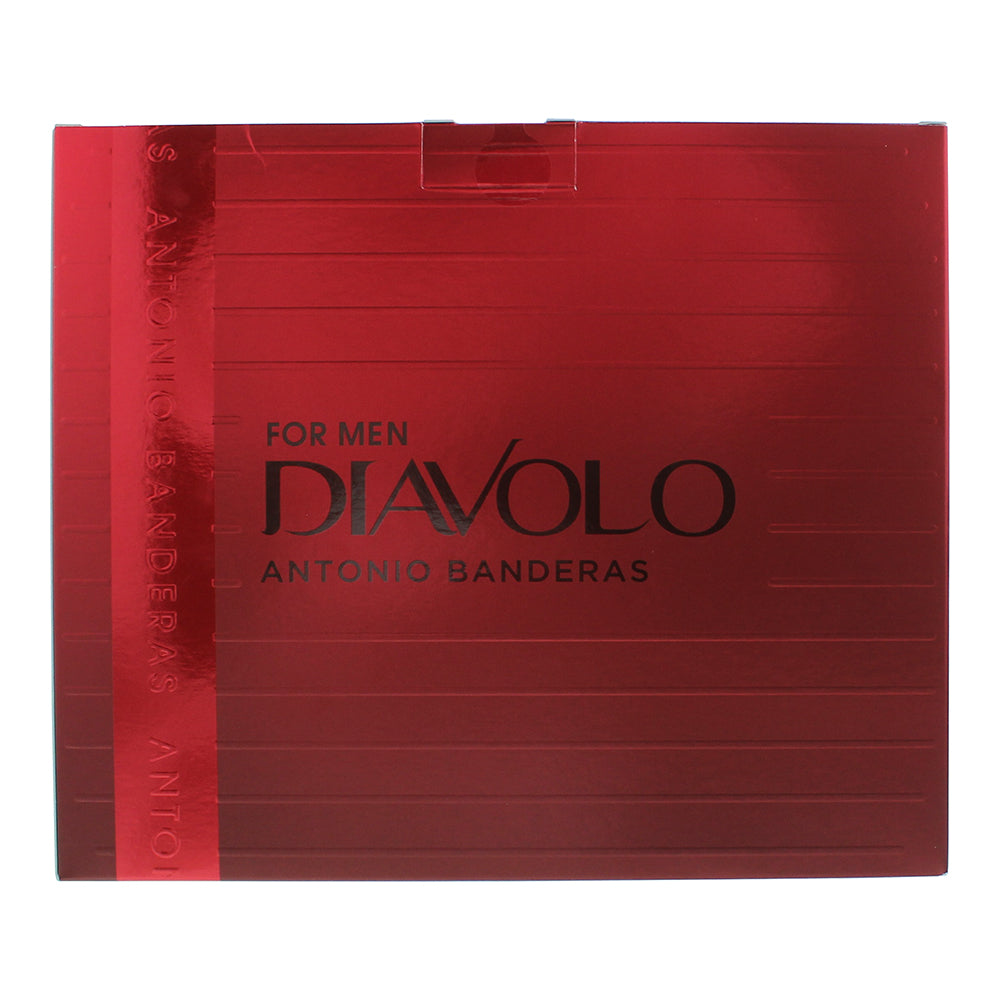 Antonio Banderas Diavolo 2 Piece Gift Set: Eau de Toilette 50ml - Aftershave Bal - Box