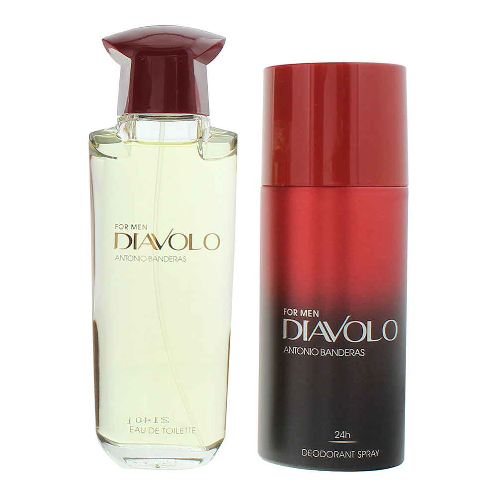 Antonio Banderas Diavolo 2 Piece Gift Set: Eau de Toilette 100ml - Deodorant Spr - Product