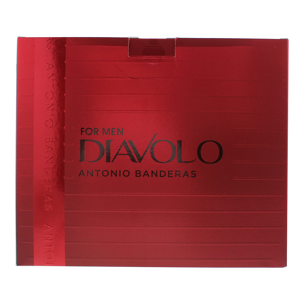 Antonio Banderas Diavolo 2 Piece Gift Set: Eau de Toilette 100ml - Deodorant Spr - Box