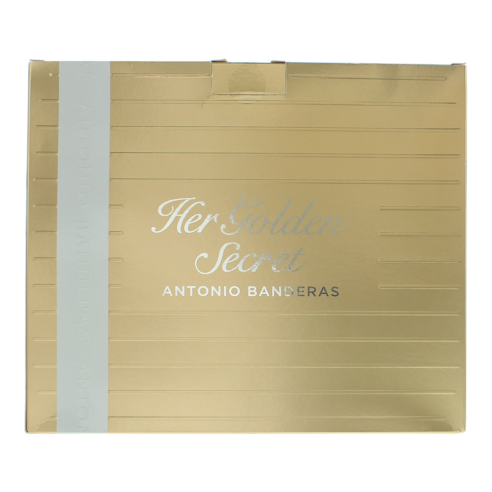 Antonio Banderas Her Golden Secret 2 Piece Gift Set: Eau de Toilette 80ml - Deod - Box