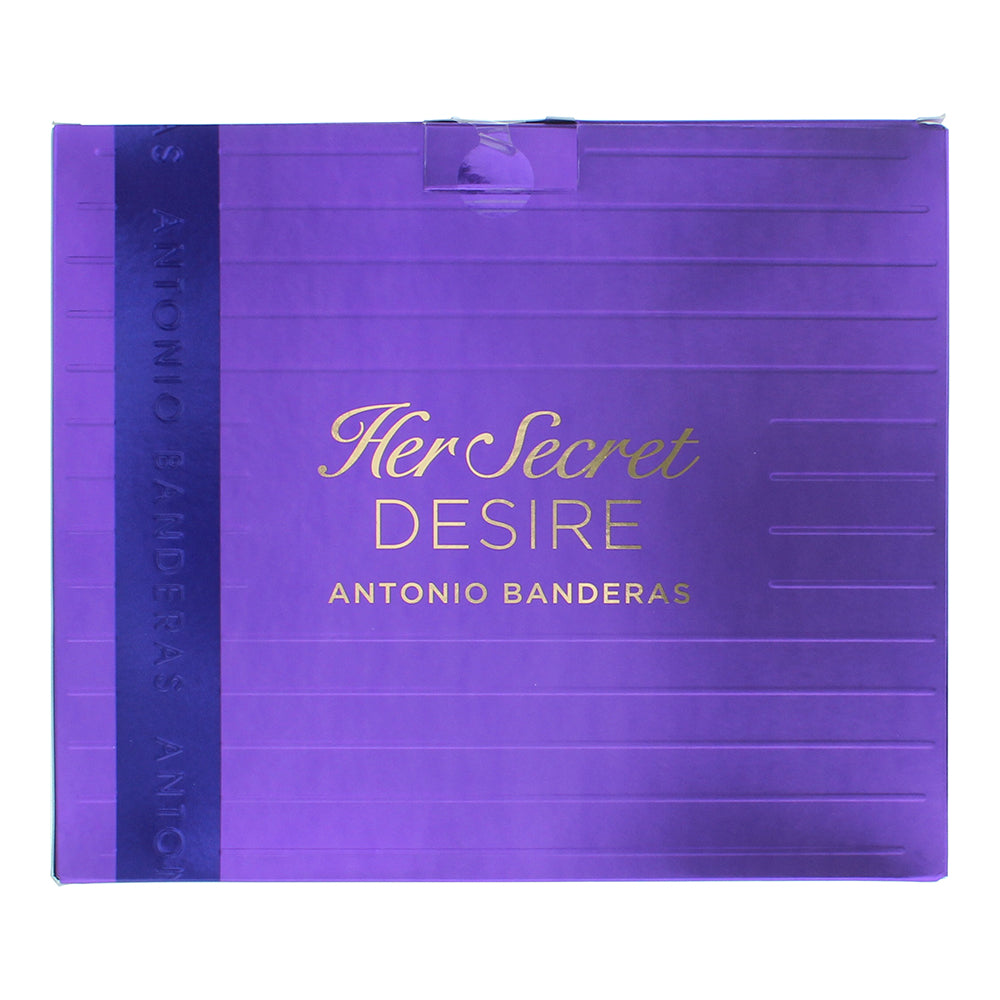 Antonio Banderas Her Secret Desire 2 Piece Gift Set: Eau de Toilette 80ml - Deod - Box
