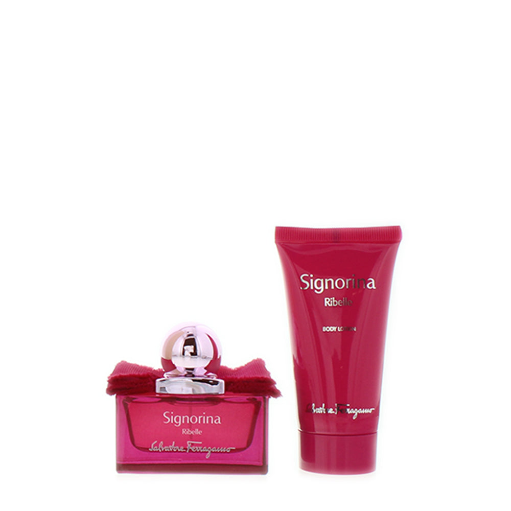 Salvatore Ferragamo Signorina Ribelle 2 Piece Gift Set: Eau de Parfum 30ml - Bod - Product