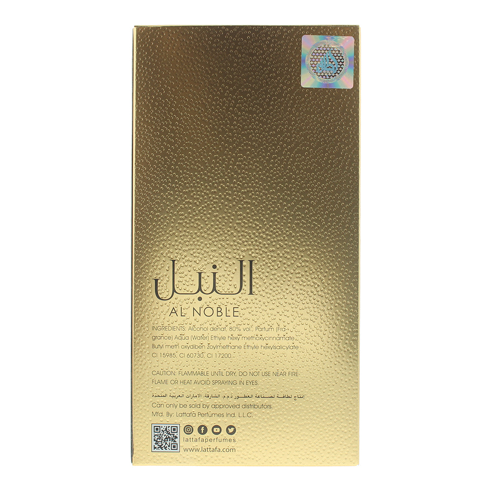 Lattafa Al Noble Ameer Eau de Parfum 100ml