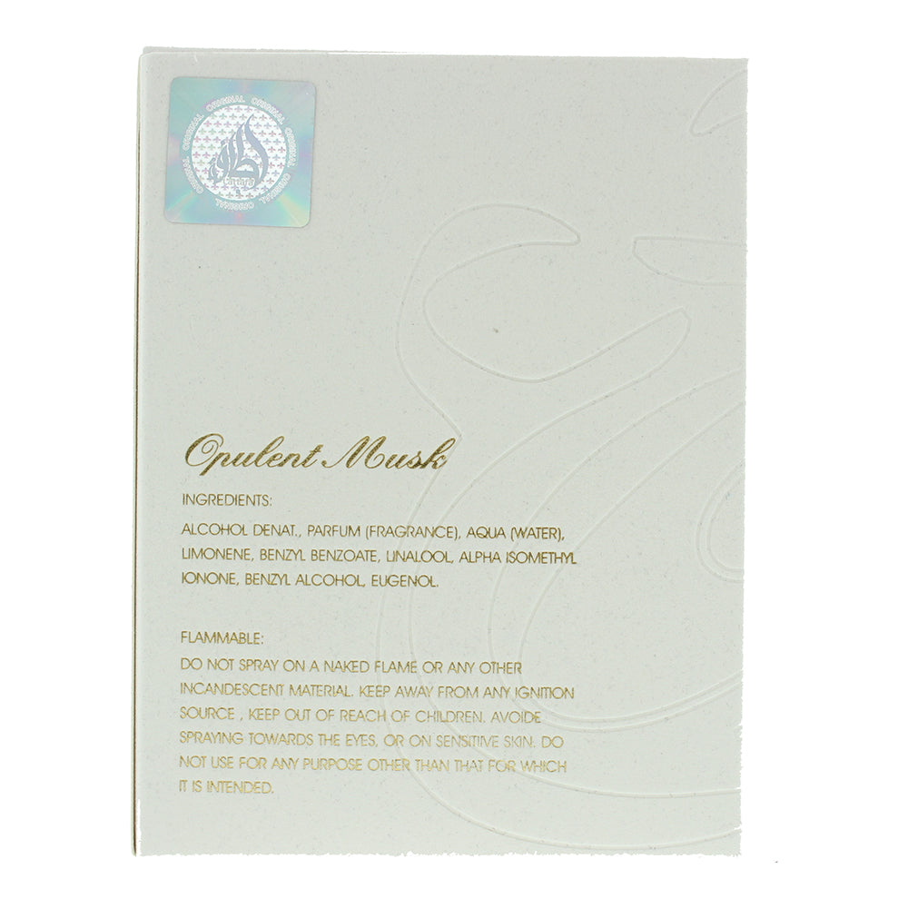 Lattafa Opulent Musk Eau de Parfum 100ml