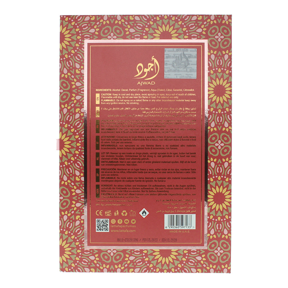 Lattafa Ajwad Pink To Pink Eau de Parfum 60ml