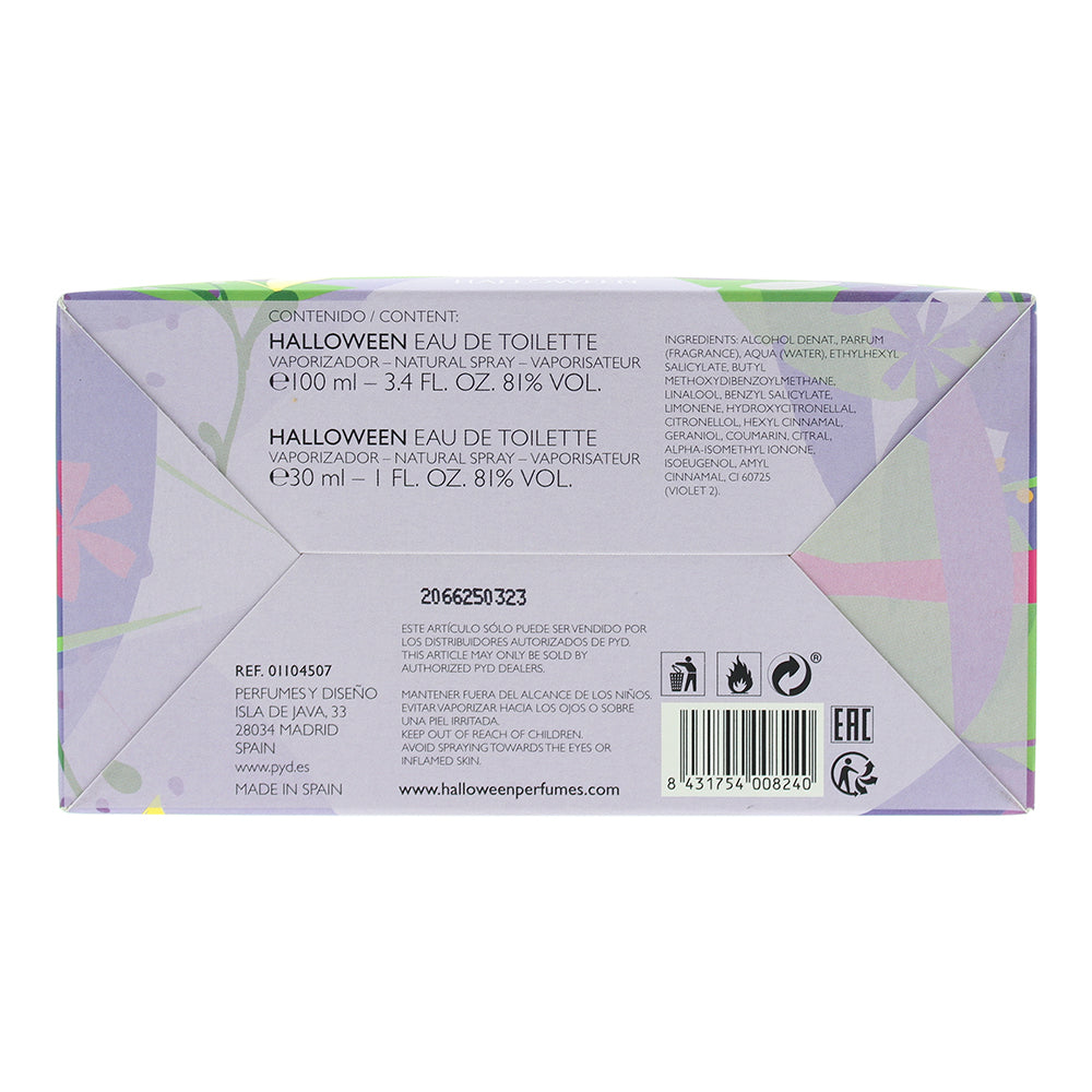 Jesus Del Pozo Halloween 2 Piece Gift Set: Eau de Toilette 100ml - Eau de Toilet