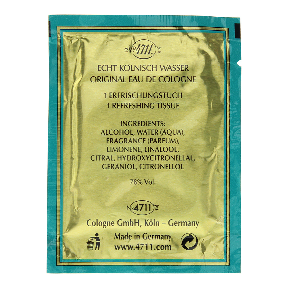 4711 Original Eau De Cologne Refreshing Tissues 1pc