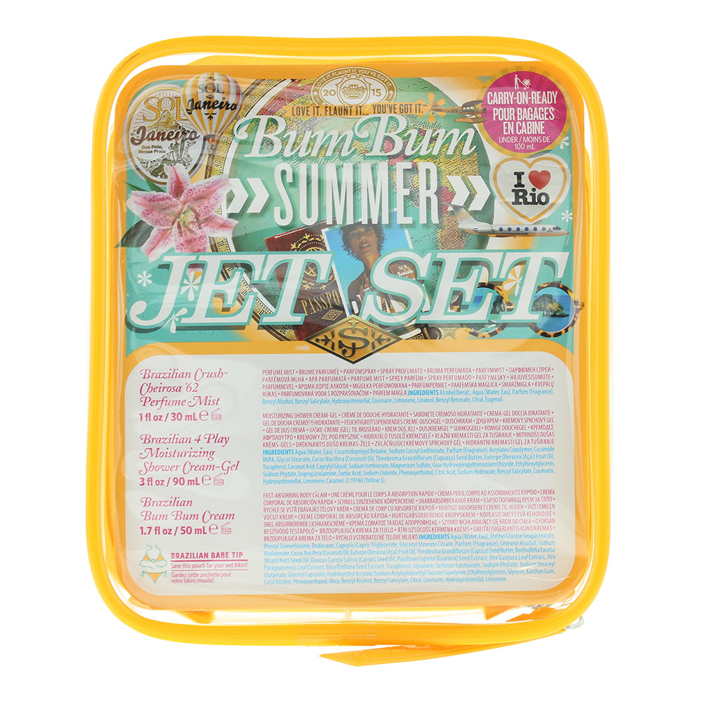 Sol De Janeiro Brazilian Summer Jet Set 3 Piece Gift Set: Body Cream 50ml - Show