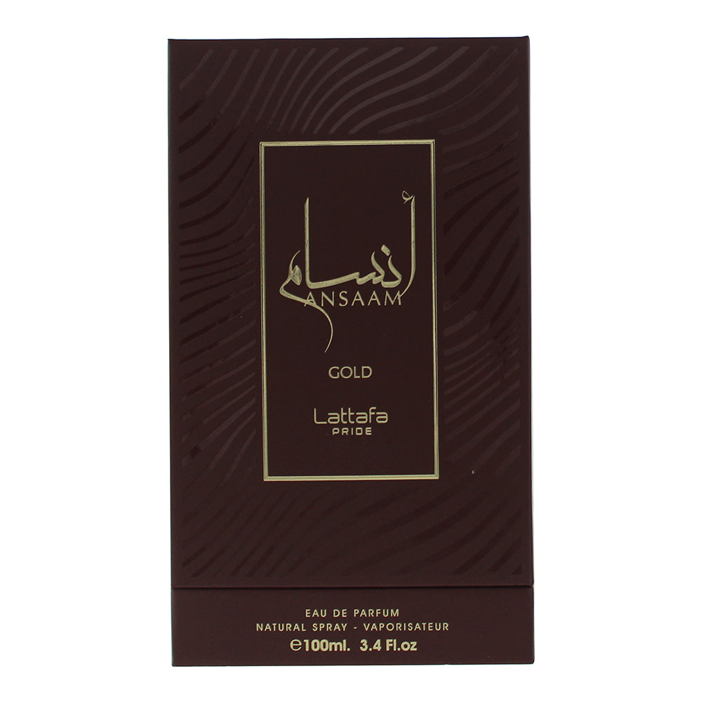 Lattafa Ansaam Gold Eau de Parfum 100ml - Box