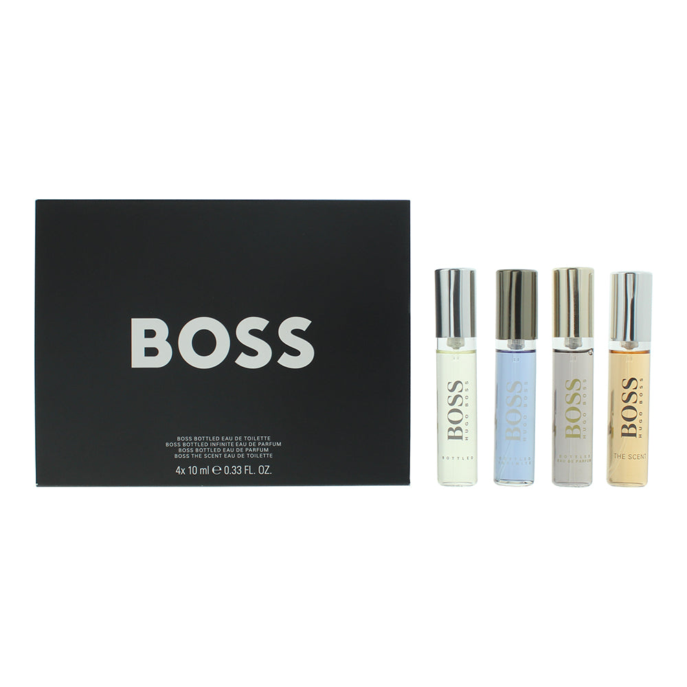 Hugo Boss Mini Collection 4 Piece Gift Set: Bottled Eau de Toilette 10ml - The S