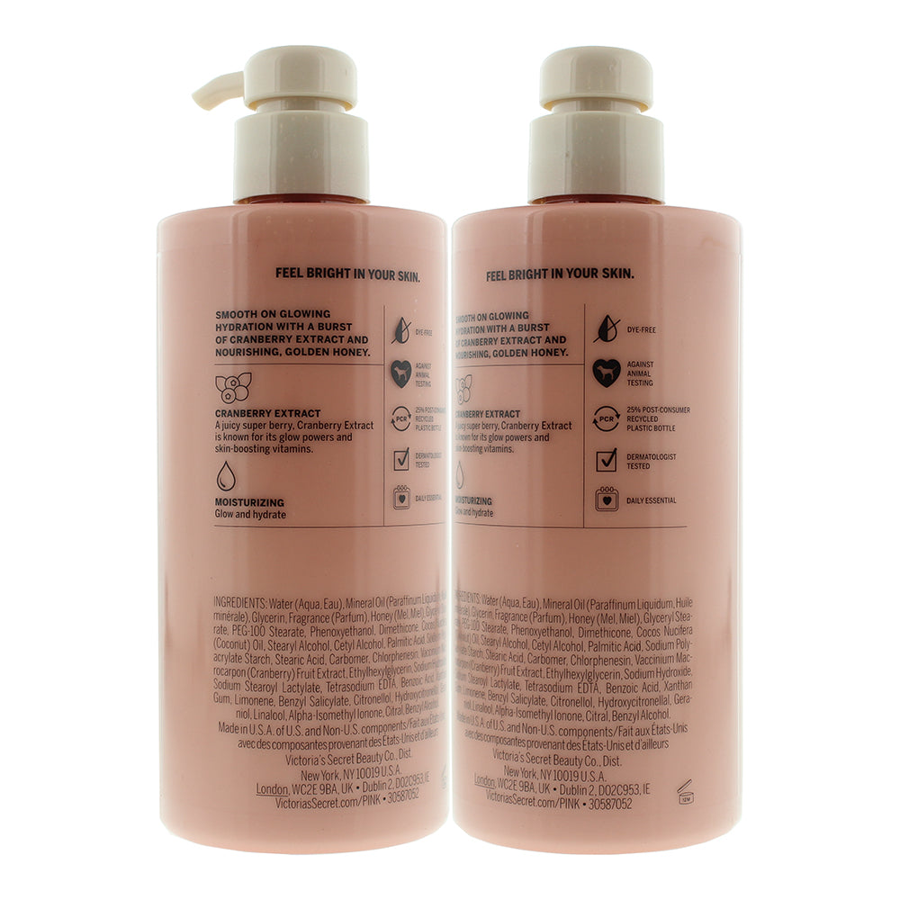 Victoria's Secret Pink Honey Cranberry Body Lotion 414ml