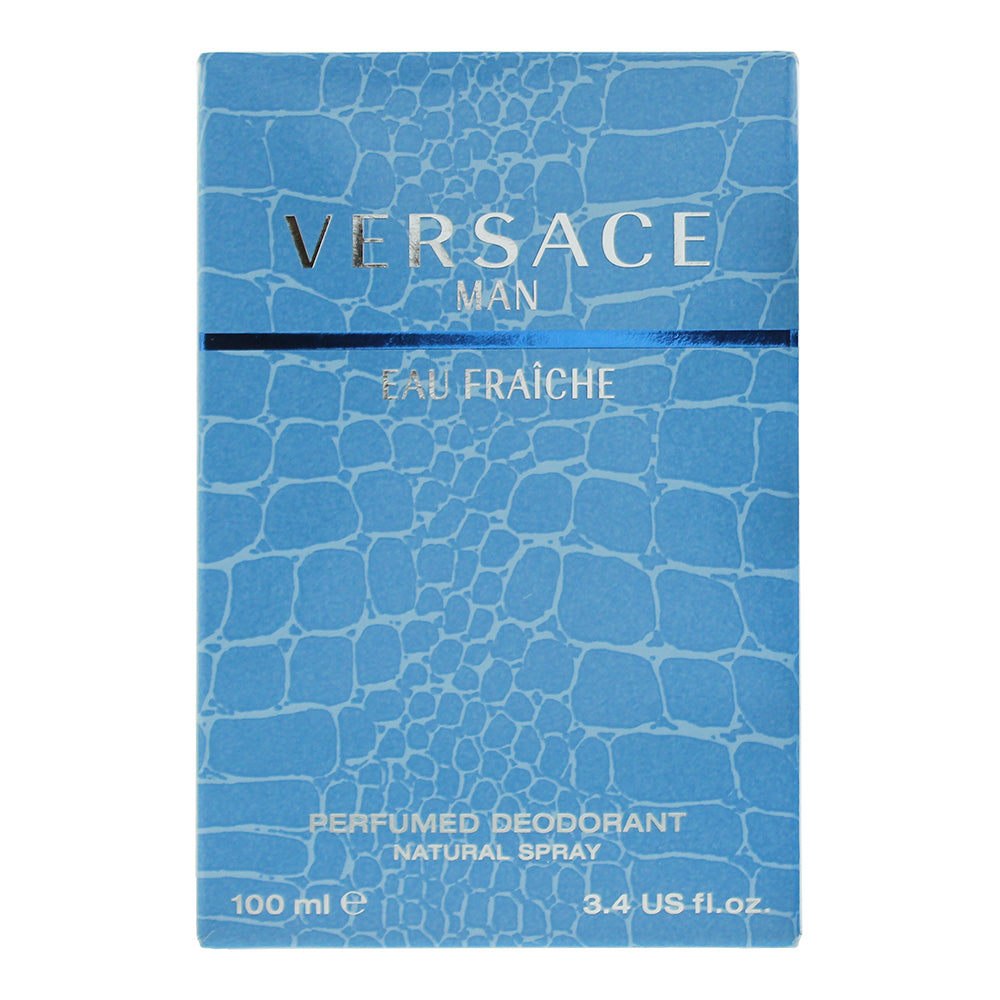 Versace Man Eau Fraiche Perfumed Deodorant 100ml - Box