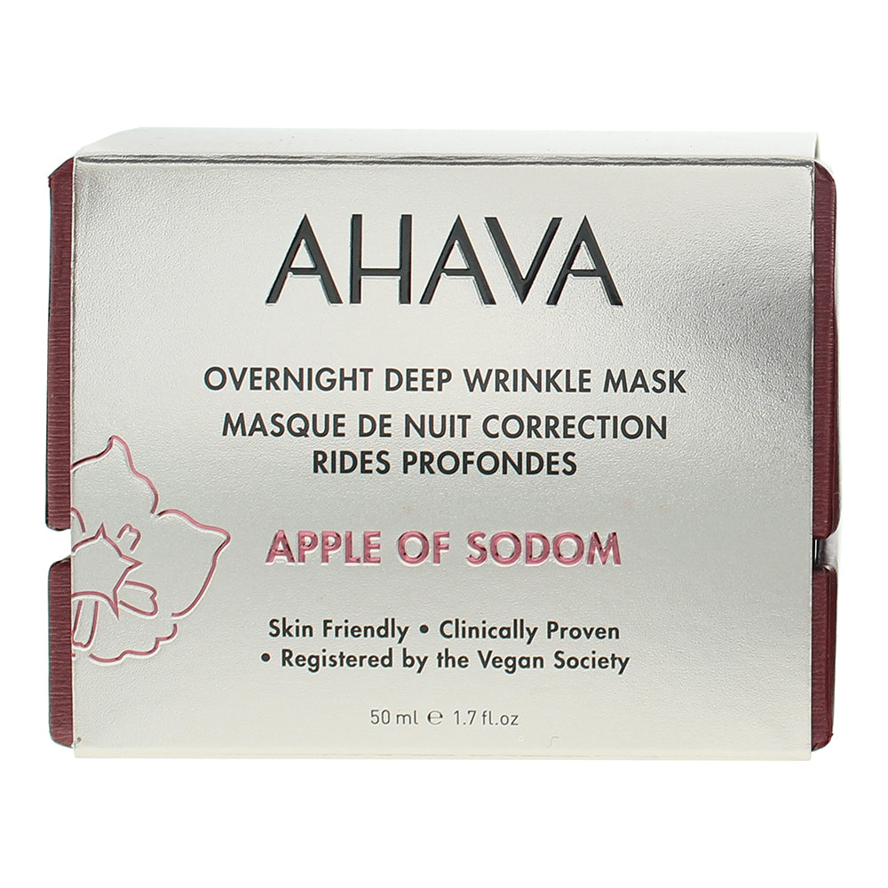 Ahava Apple Of Sodom Overnight Deep Wrinkle Mask 50ml - Box